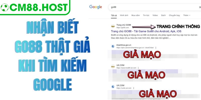 Hiểu rõ cách phân biệt Go88 thật giả là bước quan trọng