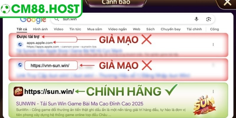 Tình trạng Sunwin giả mạo ngày càng lan rộng